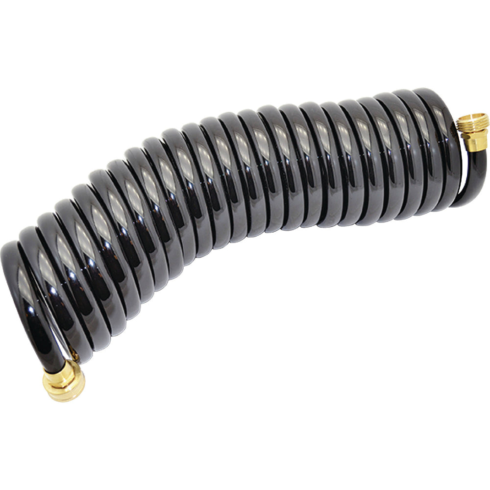 Johnson Pump Coiled Wash Down Hose - 25 - 1/2" Diameter OutdoorUp