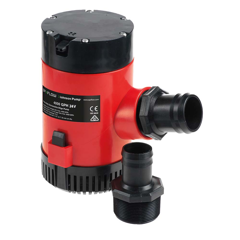 Johnson Pump Heavy Duty Bilge Pump 4000 GPH - 24V OutdoorUp