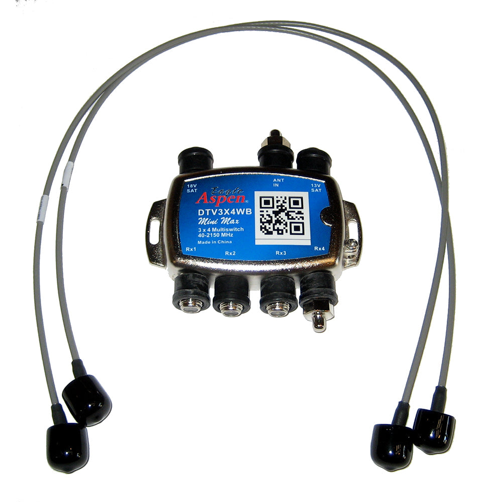 KVH TV-series Expansion Kit  Supports 3-4 DISH Network, Bell, or Sky Mexico Receivers OutdoorUp