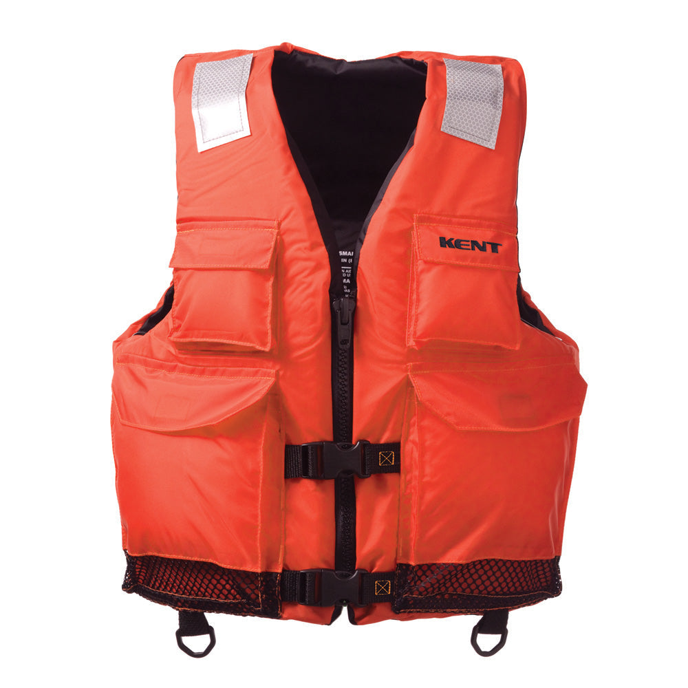 Kent Elite Dual-Sized Commercial Vest - L/XL - Orange OutdoorUp