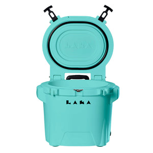 LAKA Coolers 30 Qt Cooler w/Telescoping Handle  Wheels - Seafoam OutdoorUp