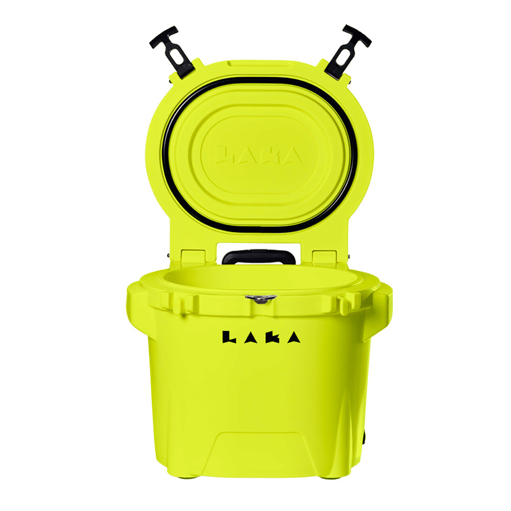 LAKA Coolers 30 Qt Cooler w/Telescoping Handle  Wheels - Yellow OutdoorUp