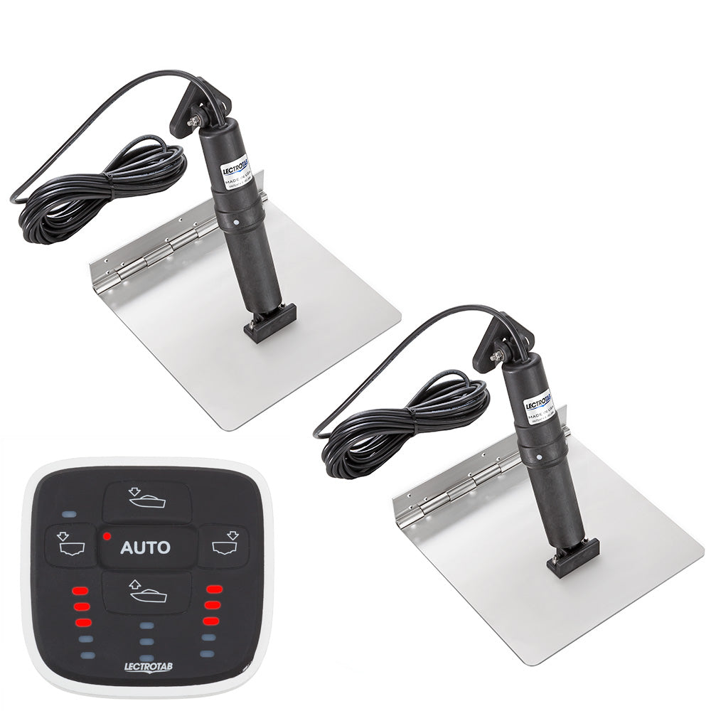 Lectrotab XKA Stainless Steel Trim Tab w/ALC-1 Control - 12 x 24 OutdoorUp