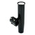 Lee's Clamp-On Rod Holder - Black Aluminum - Horizontal Mount - Fits 1.315" O.D. Pipe OutdoorUp