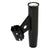 Lee's Clamp-On Rod Holder - Black Aluminum - Vertical Mount - Fits 1.315 O.D. Pipe OutdoorUp