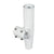 Lee's Clamp-On Rod Holder - White Aluminum - Horizontal Mount - Fits 1.900" O.D. Pipe OutdoorUp