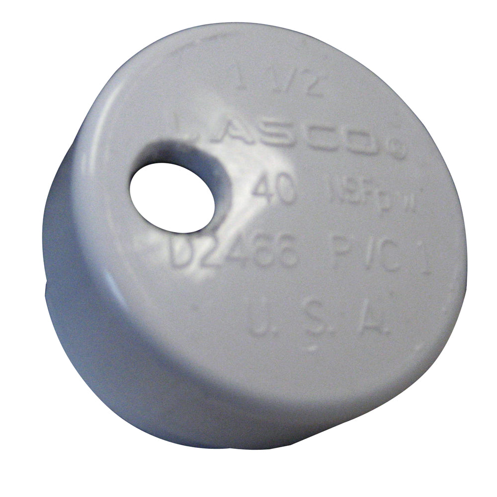 Lee's PVC Drain Cap f/Heavy Rod Holders 1/4" NPT OutdoorUp
