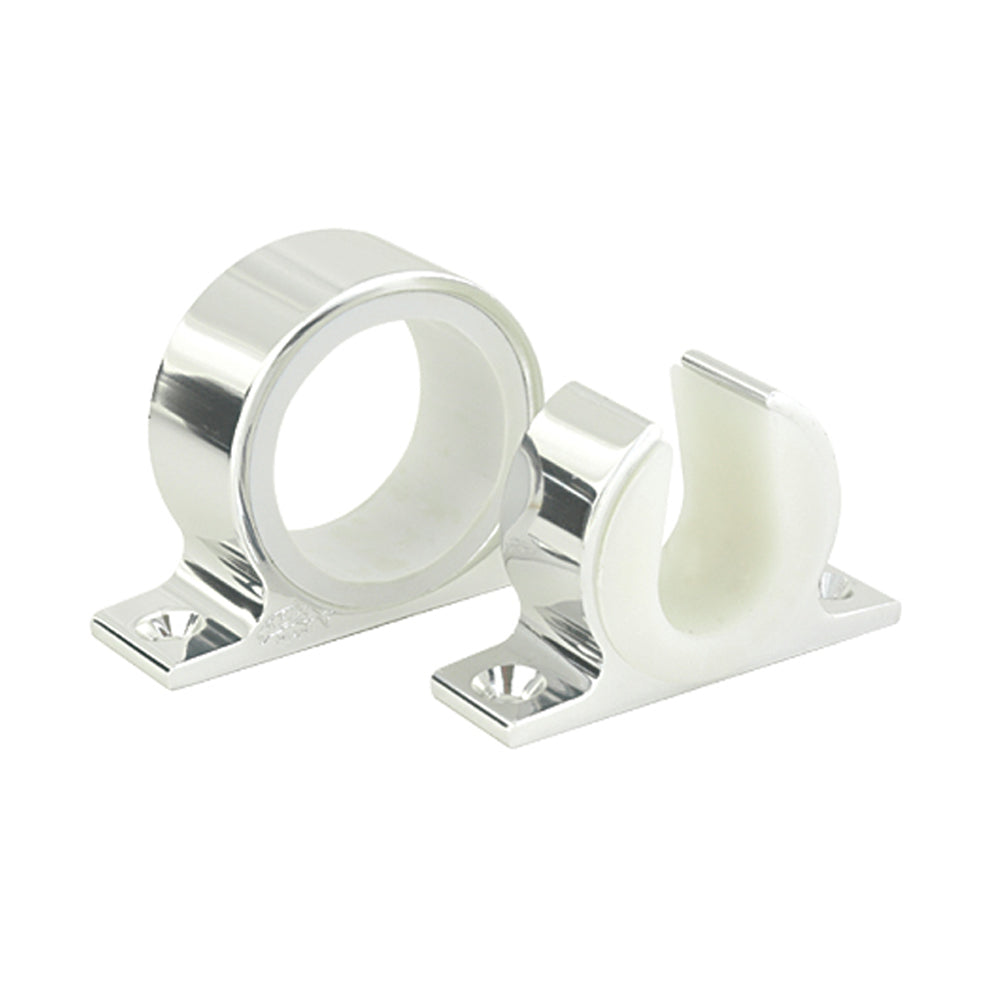 Lee's Single Rod Rack Set - Bright Silver Finish OutdoorUp