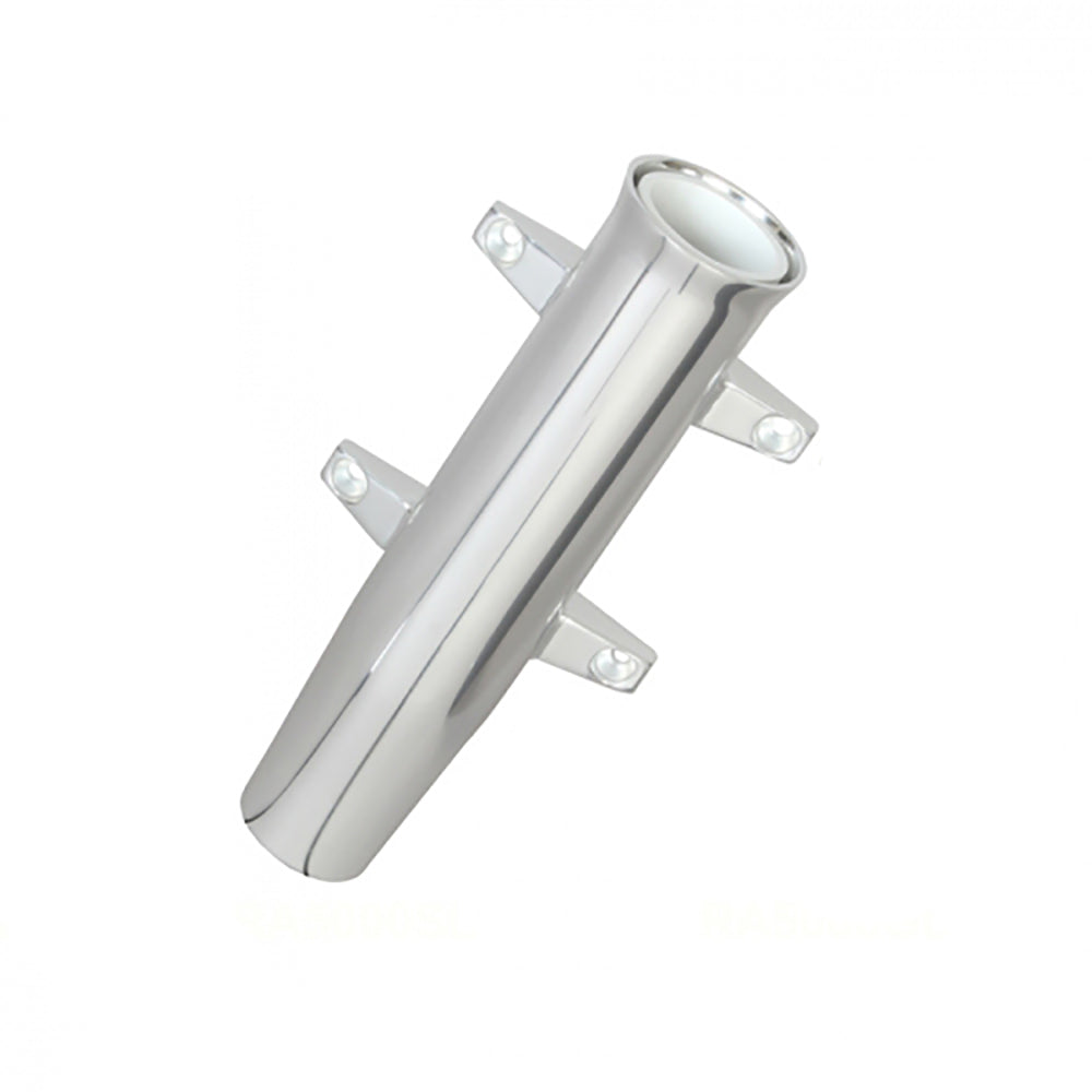 Lees Aluminum Side Mount Rod Holder - Tulip Style - Silver Anodize OutdoorUp
