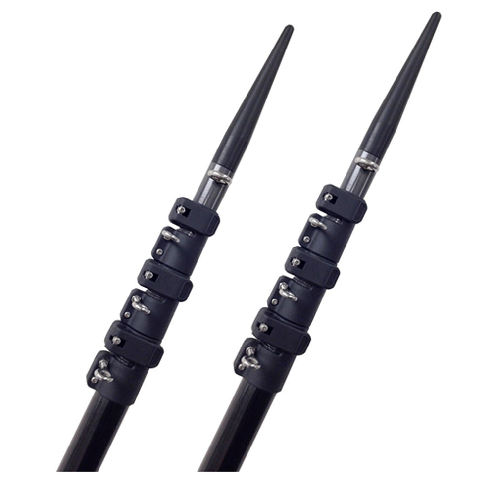Lees Tackle 16 Telescoping Carbon Fiber Outrigger Poles Sleeved f/TACO Bases OutdoorUp