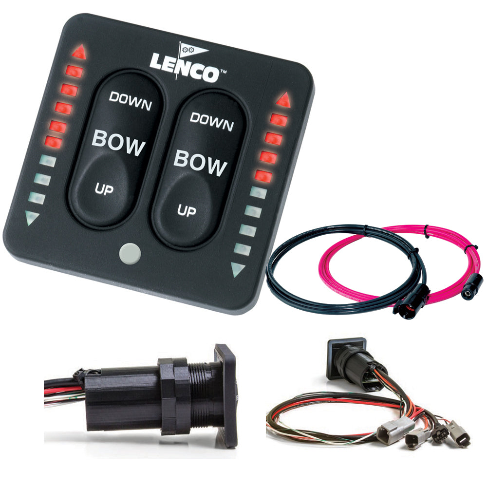 Lenco LED Indicator Integrated Tactile Switch Kit w/Pigtail f/Dual Actuator Systems OutdoorUp