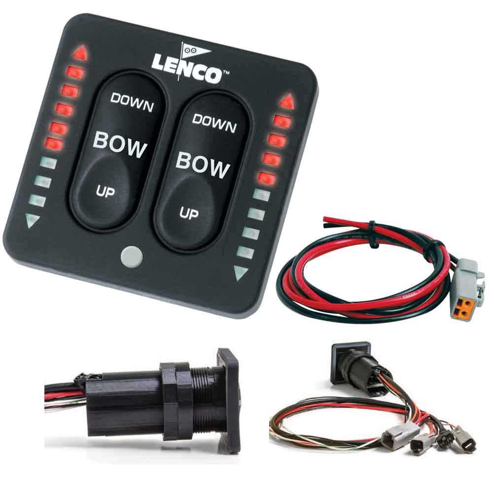 Lenco LED Indicator Integrated Tactile Switch Kit w/Pigtail f/Single Actuator Systems OutdoorUp