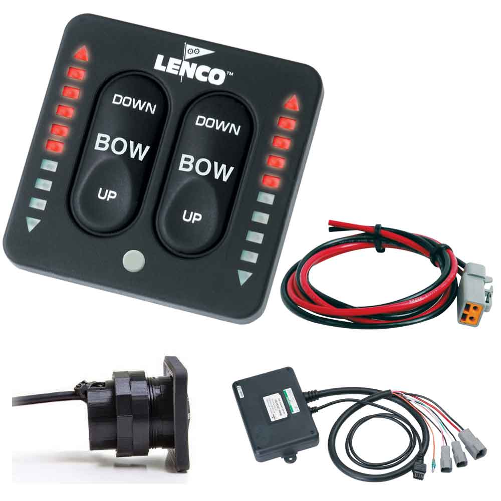 Lenco LED Indicator Two-Piece Tactile Switch Kit w/Pigtail f/Single Actuator Systems OutdoorUp