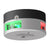 Lopolght Series 201-003 - Starboard  Port Sidelight - 2NM - Reverse Horizontal Mount - Green/Red - Silver Housing OutdoorUp