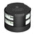 Lopolight Series 200-012 - Double Stacked Anchor Light - 2NM - Horizontal Mount - White - Black Housing OutdoorUp