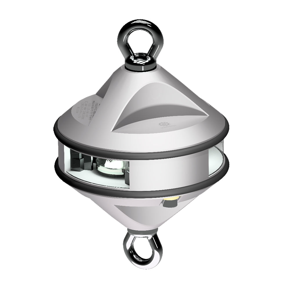 Lopolight Series 200-012 - Hoist Light - 2NM - White - Silver Housing OutdoorUp