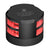 Lopolight Series 200-014 - Double Stacked Navigation Light - 2NM - Horizontal Mount - Red - Black Housing OutdoorUp