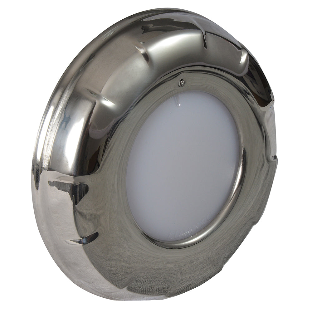 Lumitec Aurora - LED Dome Light - Polished SS Finish - 2-Color White/Red Dimming OutdoorUp