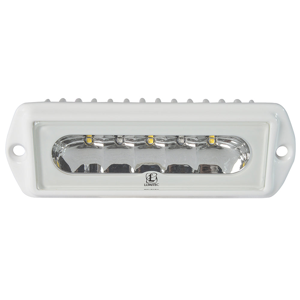 Lumitec Capri2 - Flush Mount LED Flood Light - 2-Color White/Blue Dimming OutdoorUp