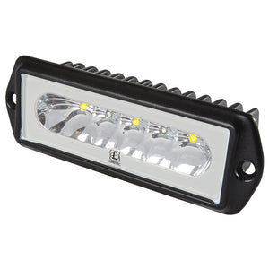 Lumitec Capri2 - Flush Mount LED Flood Light - Black Housing - 2-Color White/Blue Dimming OutdoorUp
