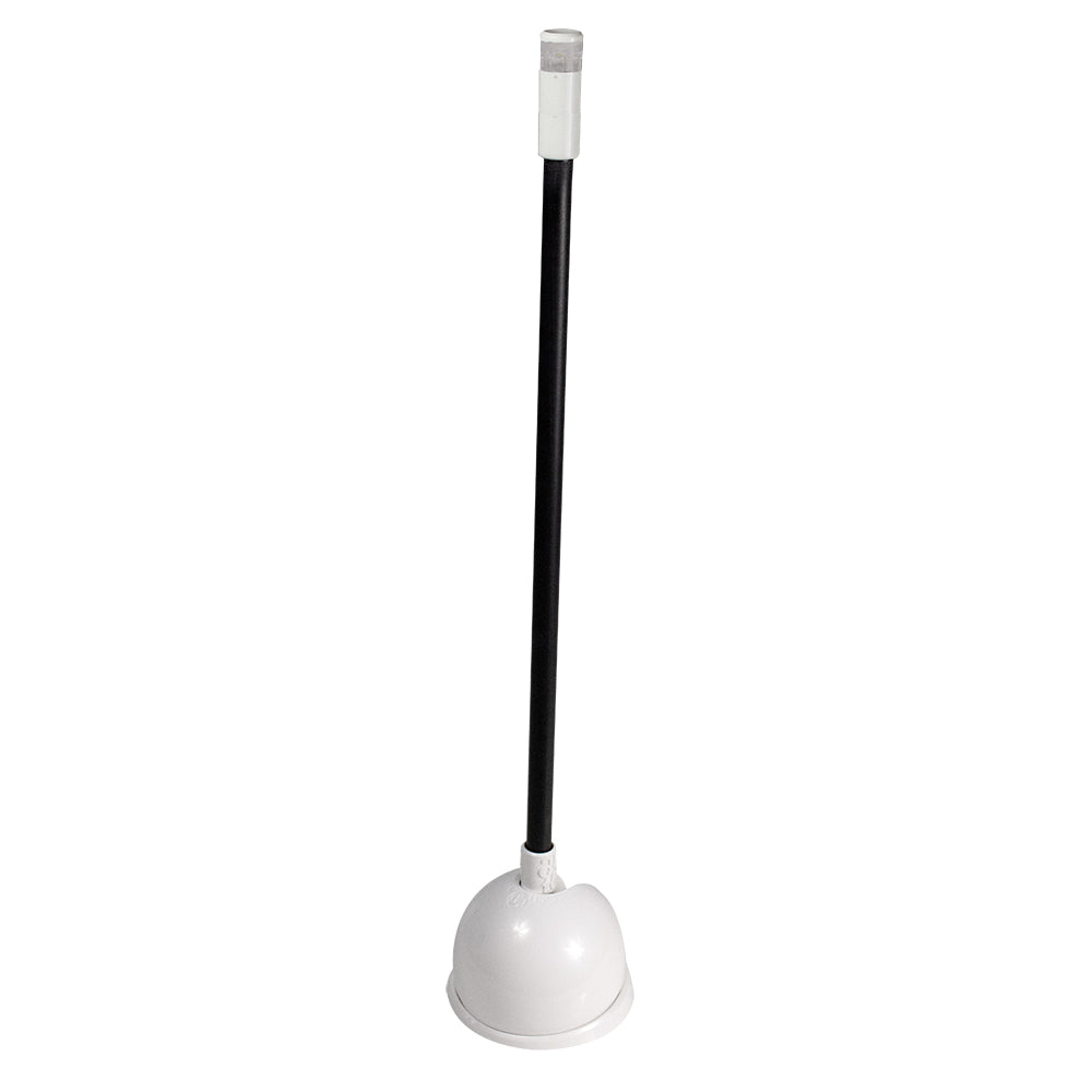 Lumitec Contour Anchor Light - 12" - Black Shaft White Base OutdoorUp