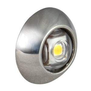 Lumitec Exuma Courtesy Light - Polished Stainless Housing - Blue Light OutdoorUp