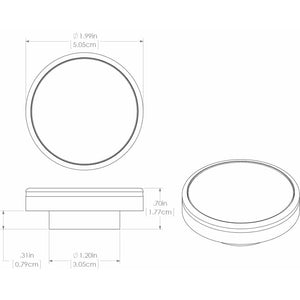 Lumitec Halo - Flush Mount Down Light - White Finish - White Non-Dimming OutdoorUp