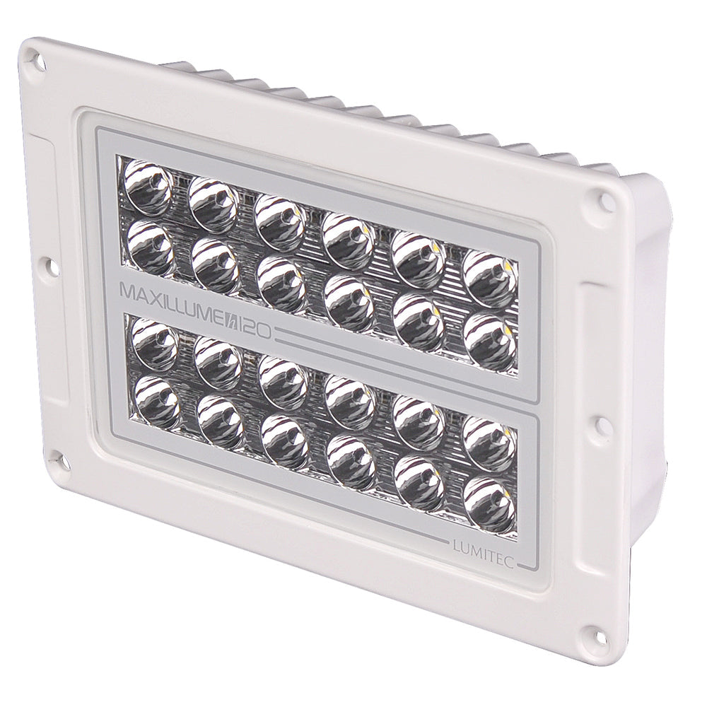 Lumitec Maxillume h120 - Flush Mount Flood Light - White Housing - White Dimming OutdoorUp