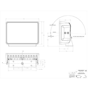 Lumitec Maxillume h120 - Trunnion Mount Flood Light - White Housing - White Dimming OutdoorUp