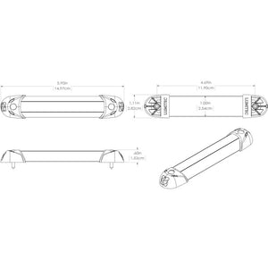 Lumitec MiniRail2 6" Light - White Non Dimming OutdoorUp