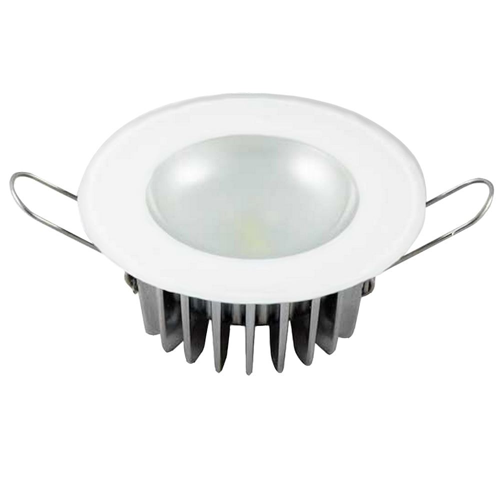 Lumitec Mirage - Flush Mount Down Light - Glass Finish - 3-Color Red/Blue Non Dimming w/White Dimming OutdoorUp