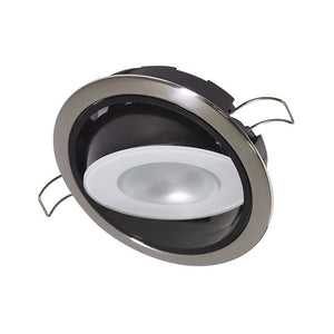 Lumitec Mirage Positionable Down Light - Spectrum RGBW Dimming - Polished Bezel OutdoorUp