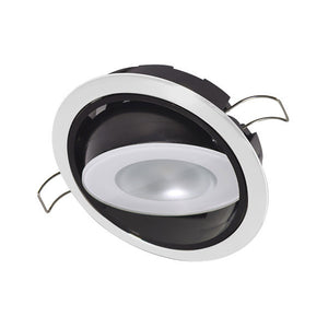 Lumitec Mirage Positionable Down Light - Spectrum RGBW Dimming - White Bezel OutdoorUp