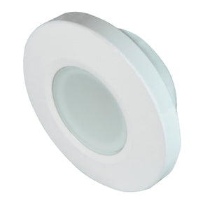 Lumitec Orbit Flush Mount Down Light - Blue Non-Dimming, Red Non-Dimming  White Dimming w/White Housing OutdoorUp