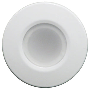 Lumitec Orbit Flush Mount Down Light - Blue Non-Dimming, Red Non-Dimming  White Dimming w/White Housing OutdoorUp