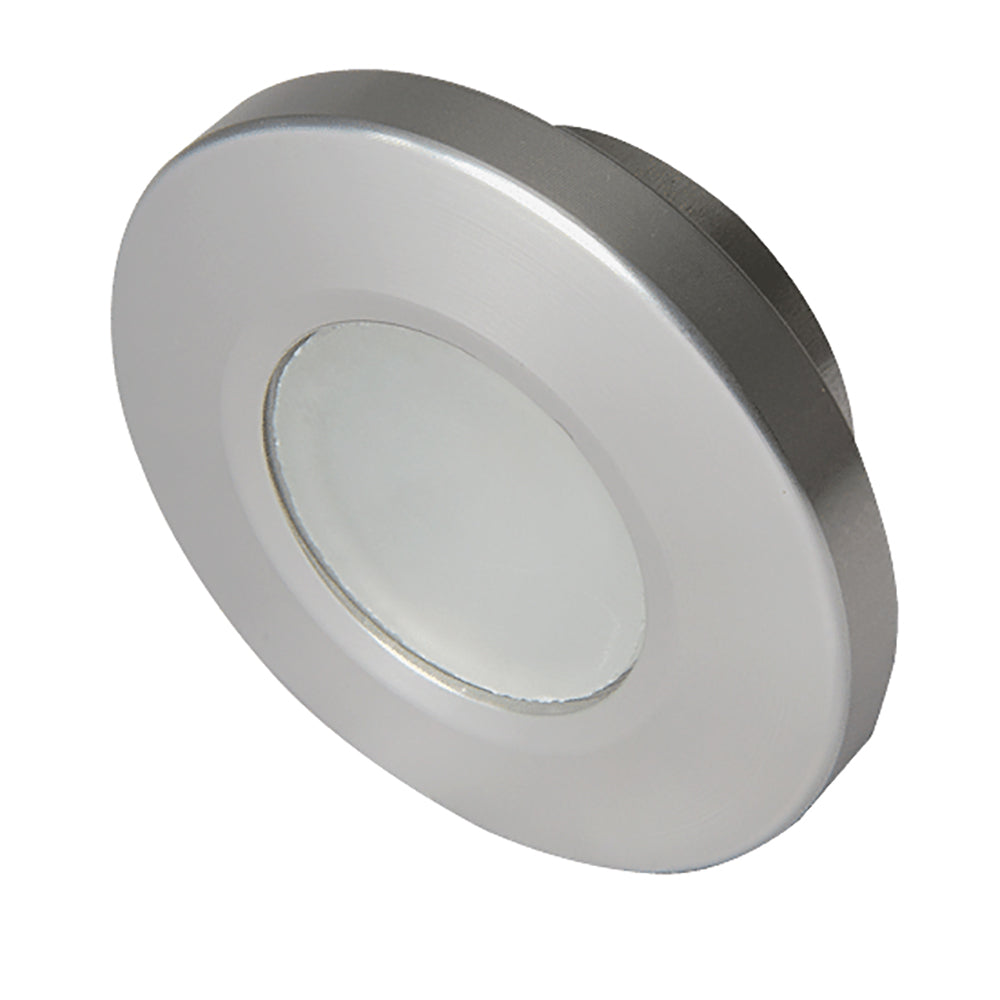 Lumitec Orbit - Flush Mount Down Light - Brushed Finish - 2-Color White/Red Dimming OutdoorUp