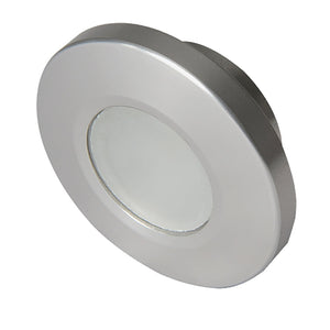 Lumitec Orbit - Flush Mount Down Light - Brushed Finish - 4-Color White/Red/Blue/Purple Non-Dimming OutdoorUp