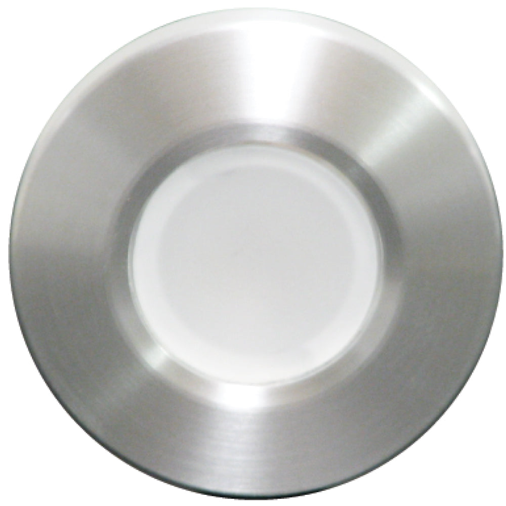Lumitec Orbit - Flush Mount Down Light - Brushed Finish - 4-Color White/Red/Blue/Purple Non-Dimming OutdoorUp