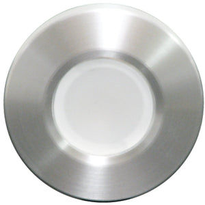 Lumitec Orbit - Flush Mount Down Light - Brushed Finish - 4-Color White/Red/Blue/Purple Non-Dimming OutdoorUp
