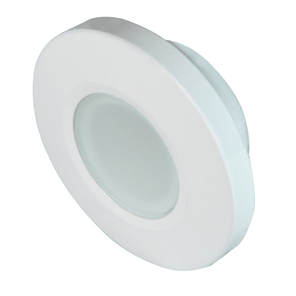 Lumitec Orbit - Flush Mount Down Light - White Finish - 2-Color Blue/White Dimming OutdoorUp