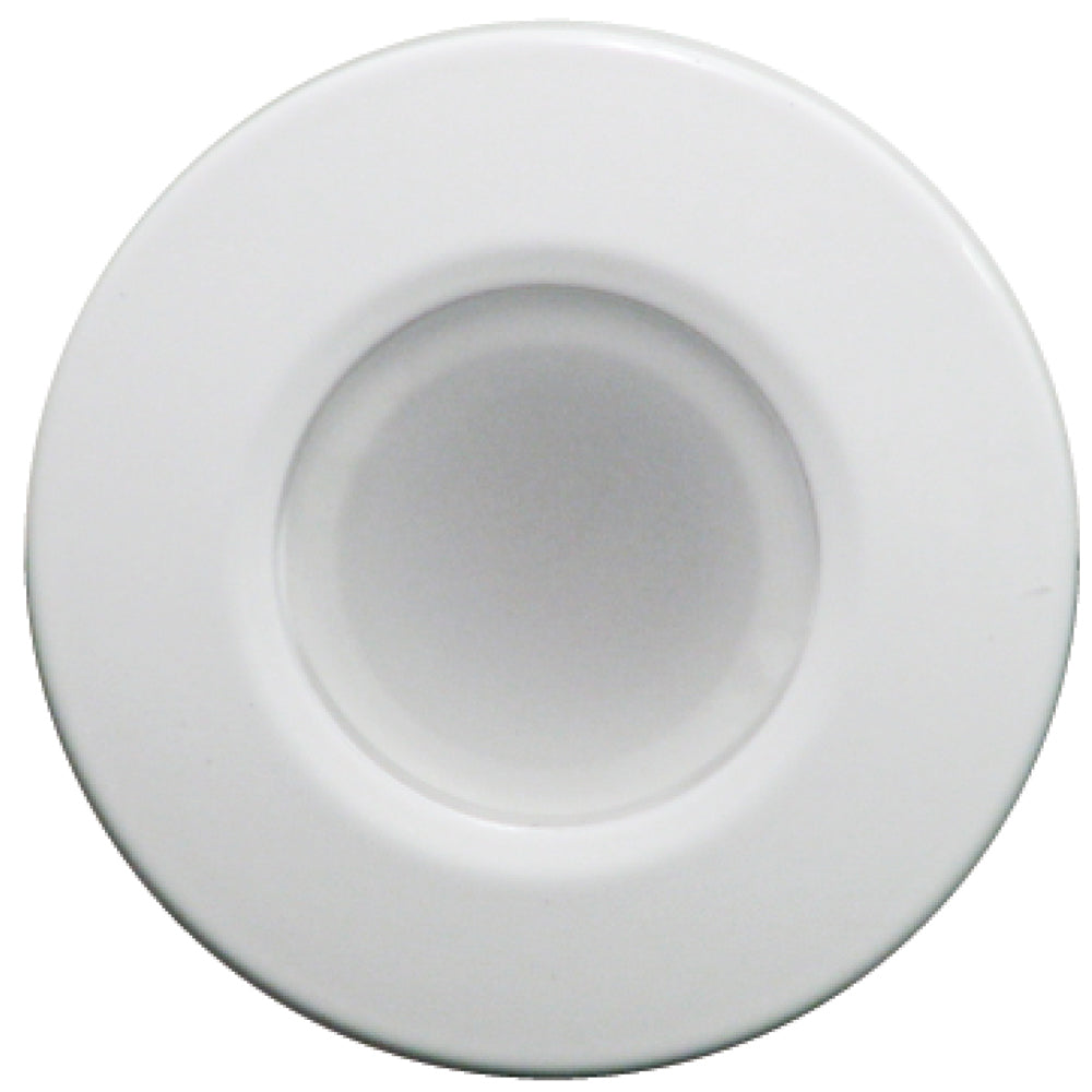 Lumitec Orbit - Flush Mount Down Light - White Finish - 2-Color Blue/White Dimming OutdoorUp