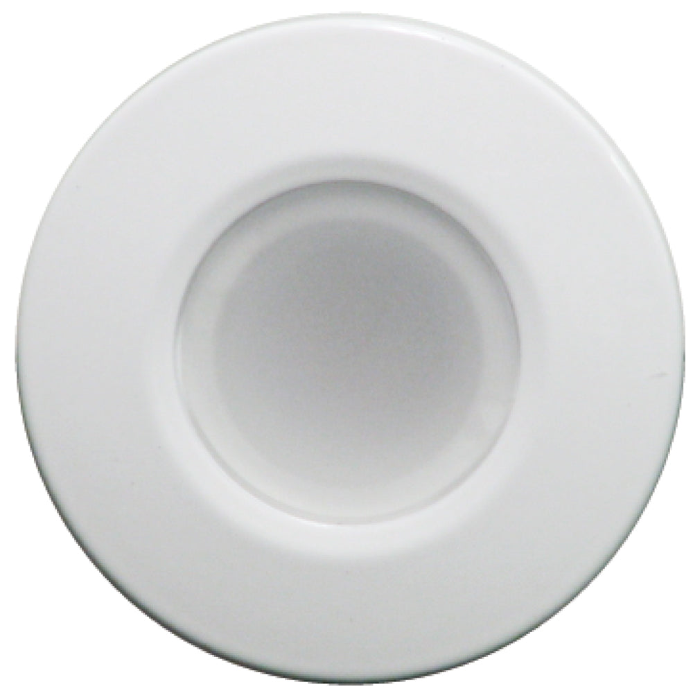Lumitec Orbit - Flush Mount Down Light - White Finish - 4-Color Blue/Red/Purple/White Non Dimming OutdoorUp