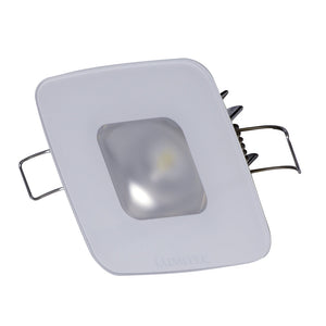 Lumitec Square Mirage Down Light - Warm White Dimming - Hi CRI - Glass Housing - No Bezel OutdoorUp