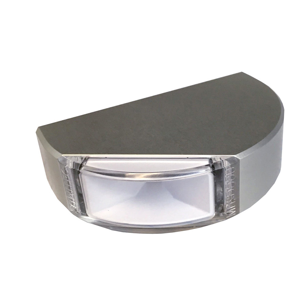 Lumitec Surface Mount Navigation Light - Classic Aluminum - Starboard Green OutdoorUp