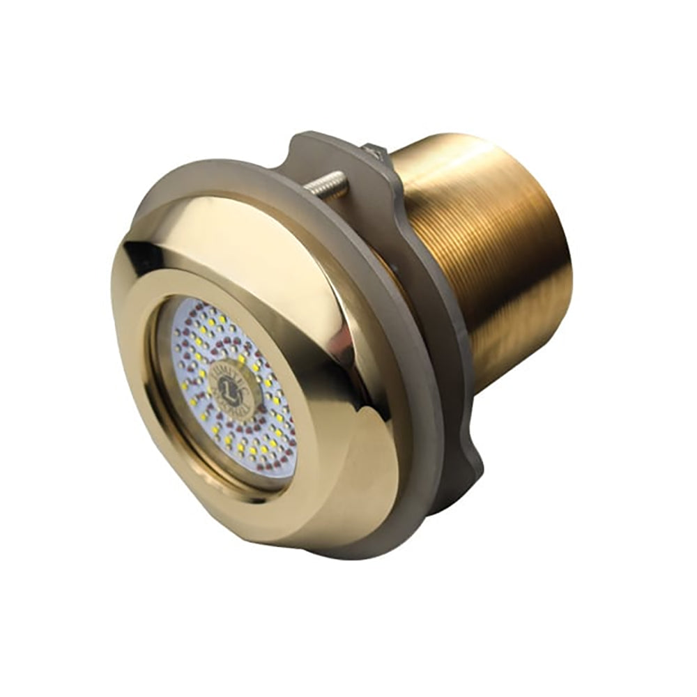 Lumitec Typhoon Underwater Bronze Thru-Hull LED Light - White/Blue OutdoorUp
