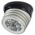 Lumitec Zephyr LED Spreader/Deck Light -Brushed, Black Base - White Non-Dimming OutdoorUp