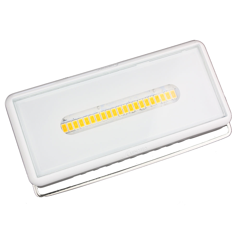 Lunasea 1600 Lumen Interior/Exterior Adjustable Area Light w/Stainless Steel Swivel Mounting Bracket - White OutdoorUp