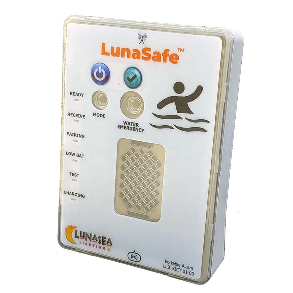 Lunasea Controller f/Audible Alarm Receiver w/Strobe Qi Rechargeable OutdoorUp