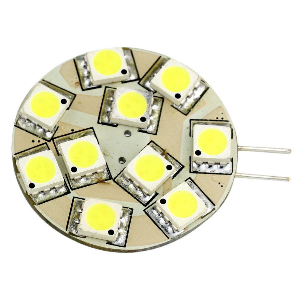 Lunasea G4 12 LED Side Pin Light Bulb - 12VAC or 10-30VDC 2W/140 Lumens - Warm White OutdoorUp