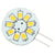 Lunasea G4 8 LED Side Pin Light Bulb - 12VAC or 10-30VDC/1.2W/123 Lumens - Warm White OutdoorUp